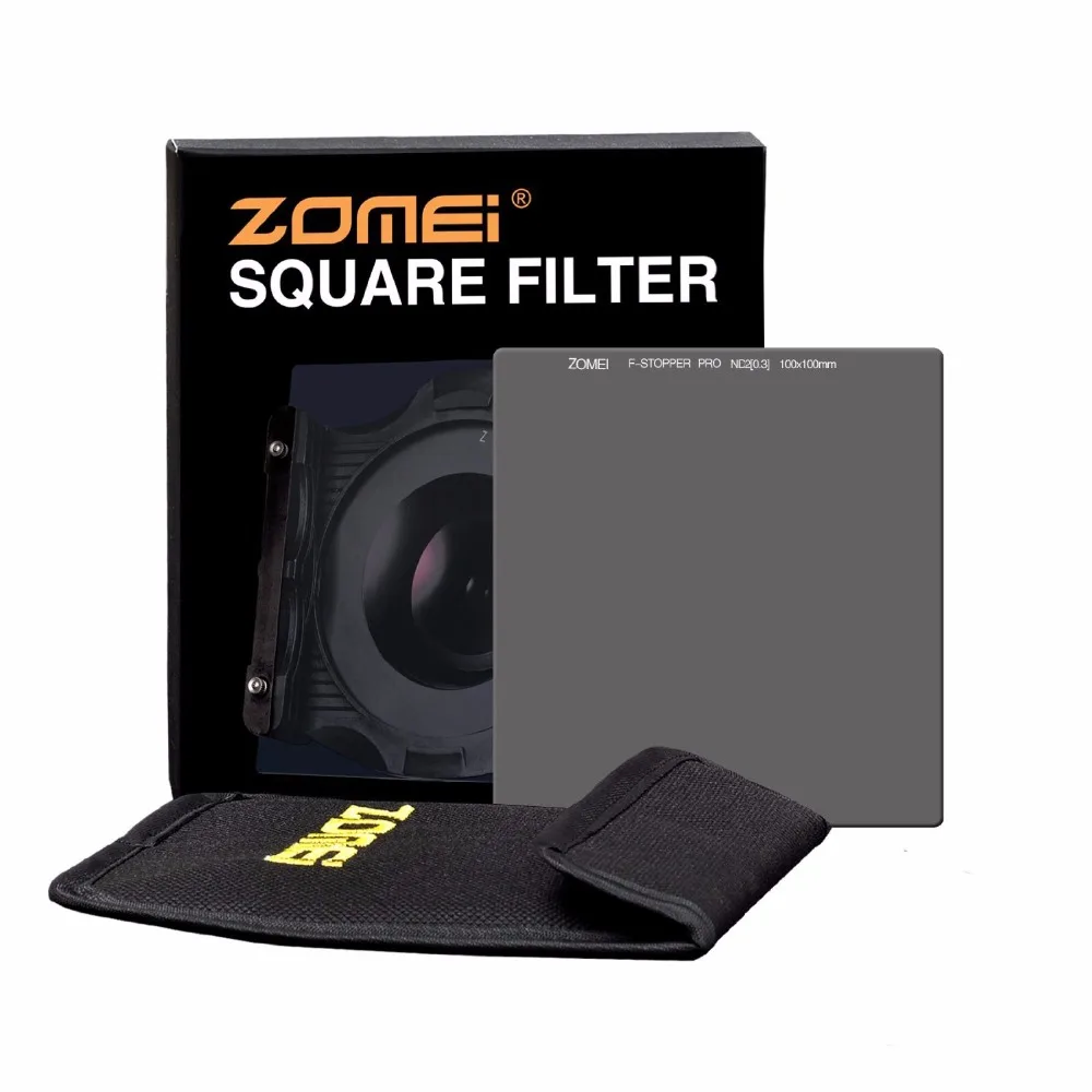 Zomei 100mm ND1000 Square Filter HD Optical Glass 100x100mm 10-Stop Neutral Density ND 1000 For Cokin Z Lee Hitech Holder | Электроника