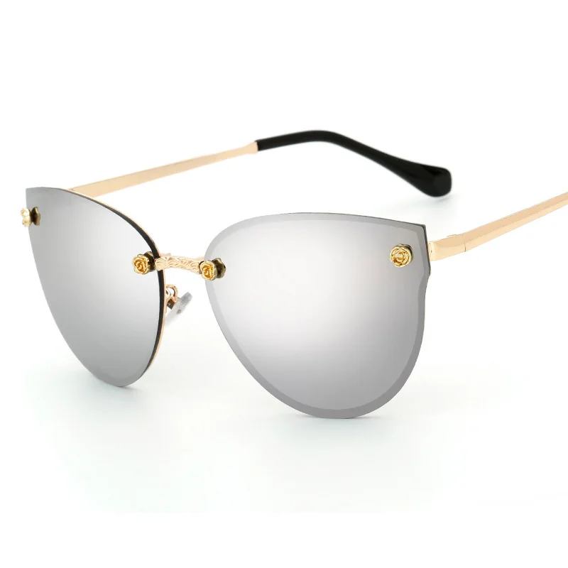 2017 женщины Cat Eye Солнцезащитные очки оригинальный бренд женские солнцезащитные