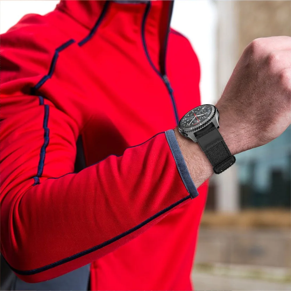 20 мм нейлоновый ремешок для наручных часов Garmin Vivoactive 3 Смарт браслет Samsung Galaxy Watch 42
