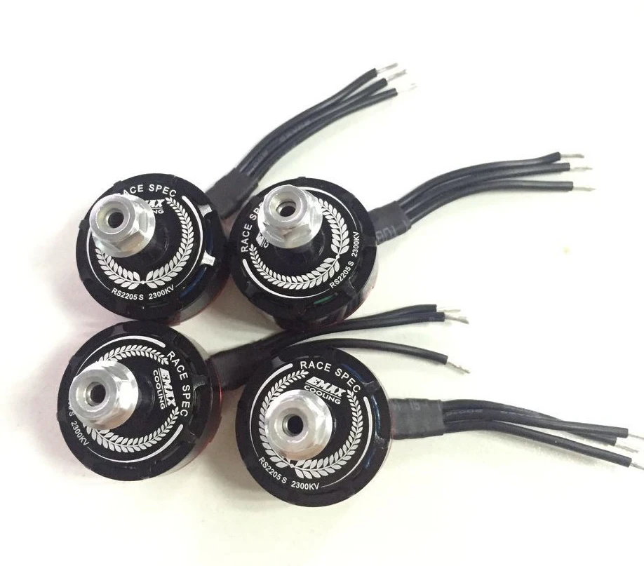 4 компл./лот Оригинал EMAX RS2205S 2300KV гоночный двигатель 3 4S для DIY Мини Дрон QAVR250