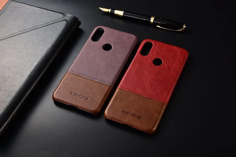 Чехол для Xiaomi Redmi Note 7 KEZiHOME, роскошный, хит цвета, натуральная кожа, твердая задняя крышка, Капа для Redmi Note7, чехол для телефона s