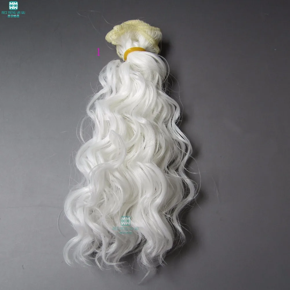 1 шт. 15 см и 25 имитация шерсти кудри волосы подходят для 1/3 1/4 1/6 BJD кукла парики