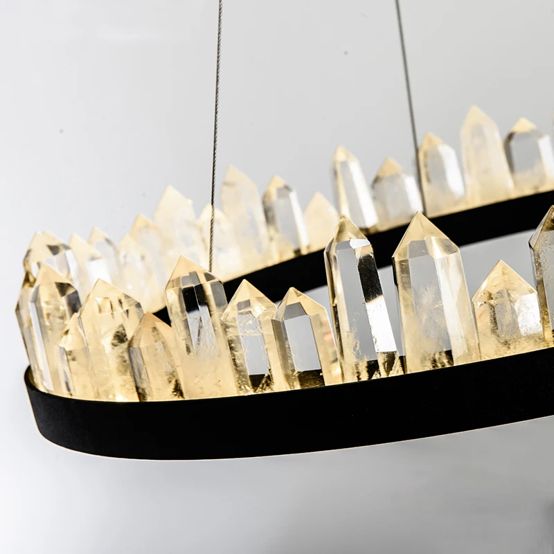 저렴한 간단한 디자인 현대 크리스탈 샹들리에 블랙 매달려 조명 AC110V 220V 광택 식당 전등 바 램프 저렴한 간단한 디자인 현대 크리스탈 샹들리에 블랙 매달려 조명 AC110V 220V 광택 식당 전등 바 램프