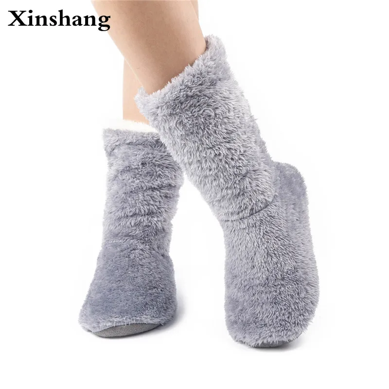 Xinshang/Женская плюшевая домашняя обувь домашние тапочки из кораллового флиса