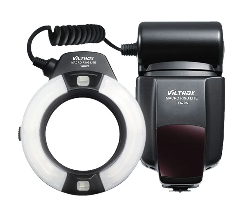 Viltrox JY 670N камера макро крупным планом TTL Кольцевая вспышка Speedlite для Nikon D3200 D3300 D5200