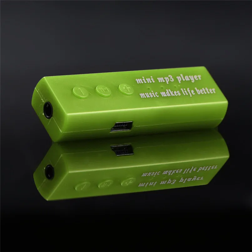 Лучший подарок USB клип цифровой Mp3 музыкальный плеер Поддержка SD TF карта GD