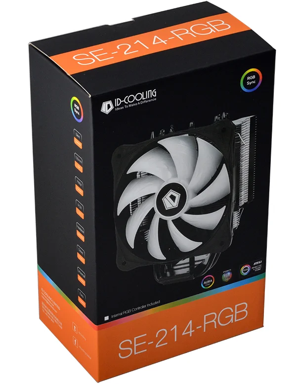 ID COOLING SE 214 RGB кулер для процессора башня боковой выдув процессор радиатор