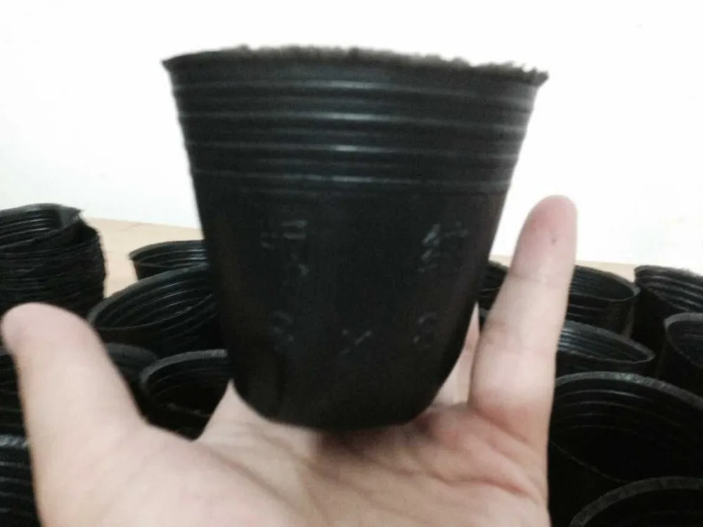 300 шт./лот пластиковый пакет тонкие саженцы контейнер для садовых ферм бонсай 8*8