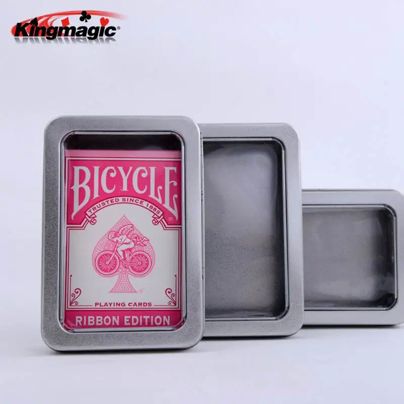 Коробка для карт железная коробка защитная хранения покера реквизит магических