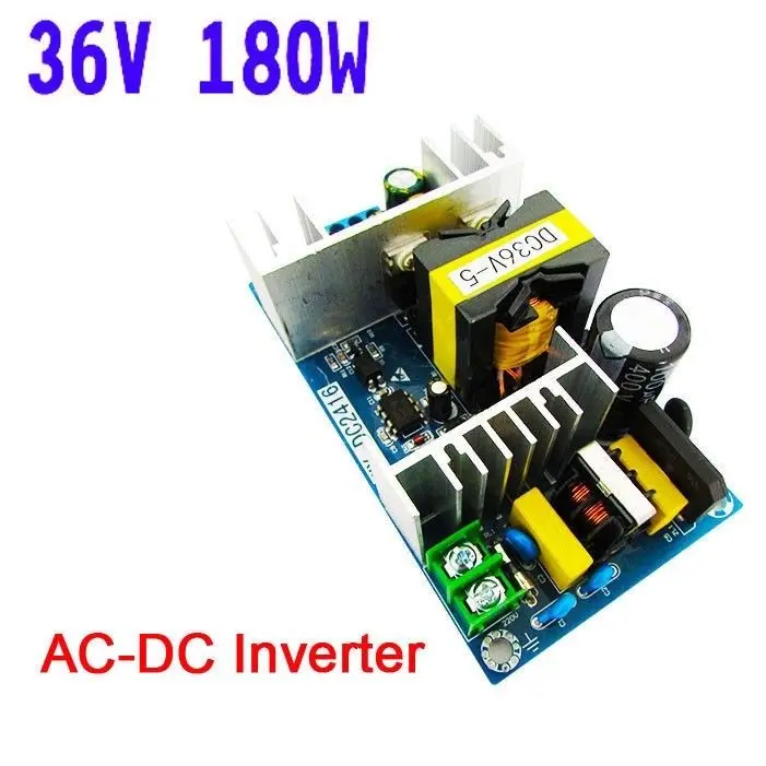 AC DC инвертор AC100 240V до 36 В постоянного тока 5A 180 Вт импульсный адаптер питания