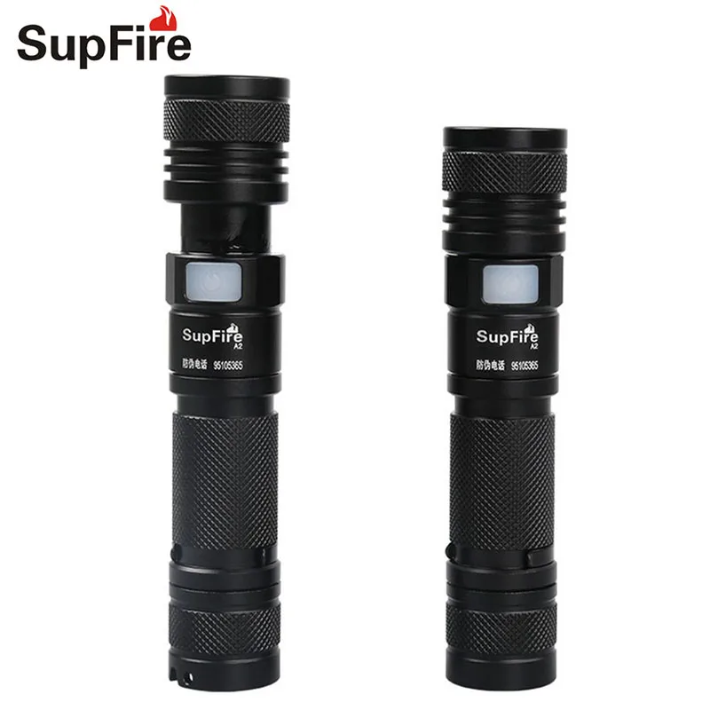 Фонарь с увеличением светодиодный фонарь Supfire A2 S Lanterna велосипедный для Nicron Olight