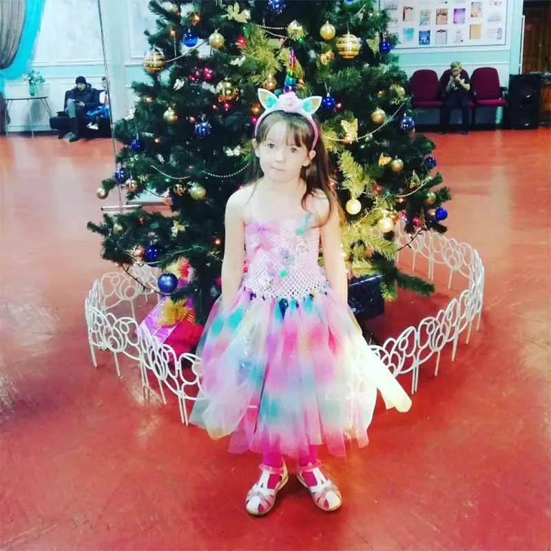 Детская юбка пачка из радужной тюли сделай сам для мальчиков и девочек 1 год