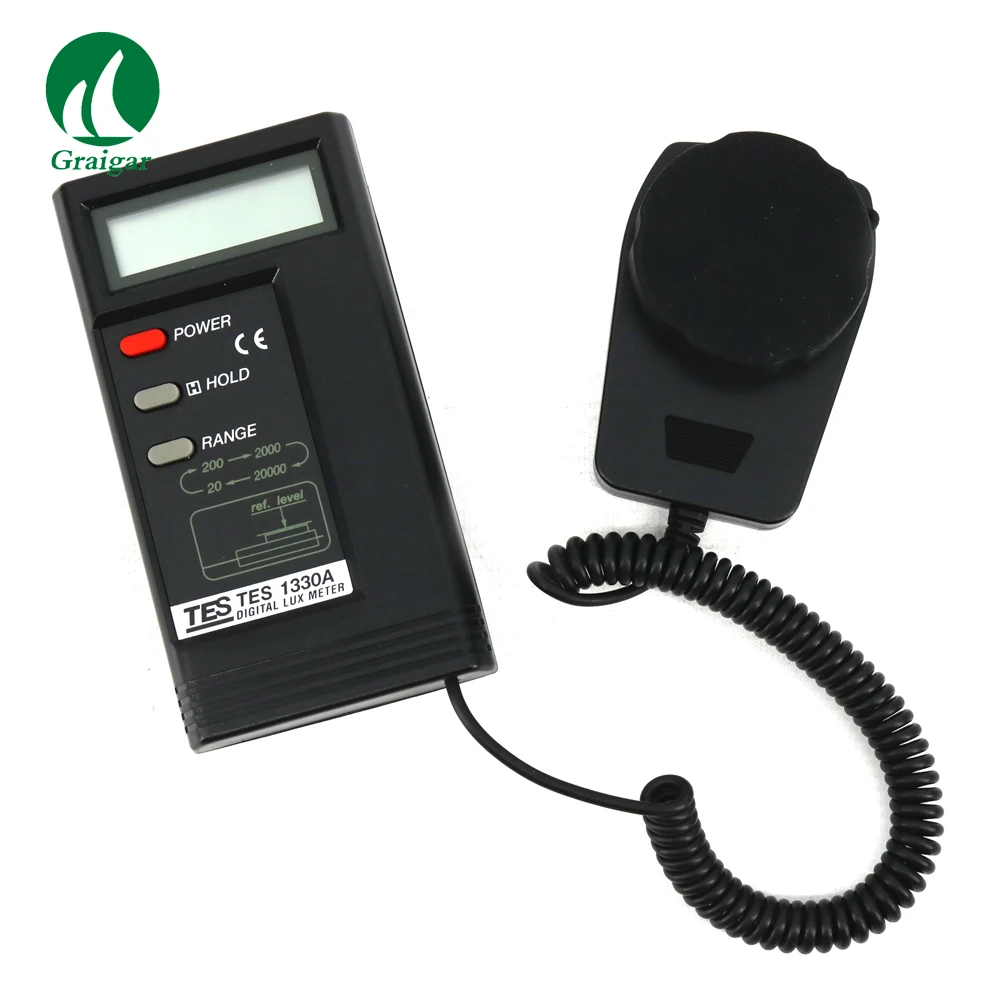 TES 1330A Измеритель света 0 01 разрешение люкс диапазон измерения 20/200/2000/20000 Люкс