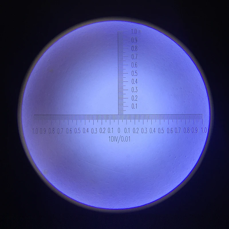 80x Монокуляр микроскоп с источником света и чтения Scale подарок увеличительное