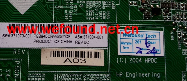 Лидер продаж! Материнская плата для настольного компьютера 371973 001 371884 HP DX6120 DX6128