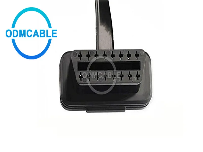16 контактный кабель удлинитель OBD2 штекер гнездо OBDII Автомобильный