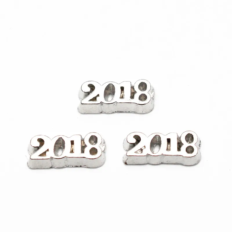 Лидер продаж 10 шт./лот металлические серебристые 2018 год плавающие амулеты для