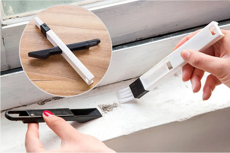 Многофункциональная щетка для чистки окон складная уборки дома и кухни|brush cleaning