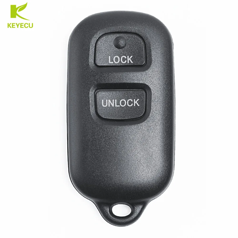 KEYECU 2 шт. новая Замена дистанционного ключа оболочки + 1 кнопка для Toyota Highlander 2001 2002