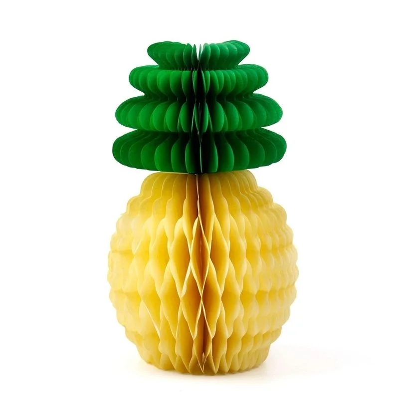 Фиеста ананас сотовая гирлянда Гавайские летние украшения для вечеринки дня