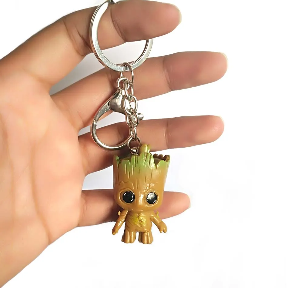 4 шт. мини-брелок с деревом для ключей игрушки стражи Галактики детский брелок