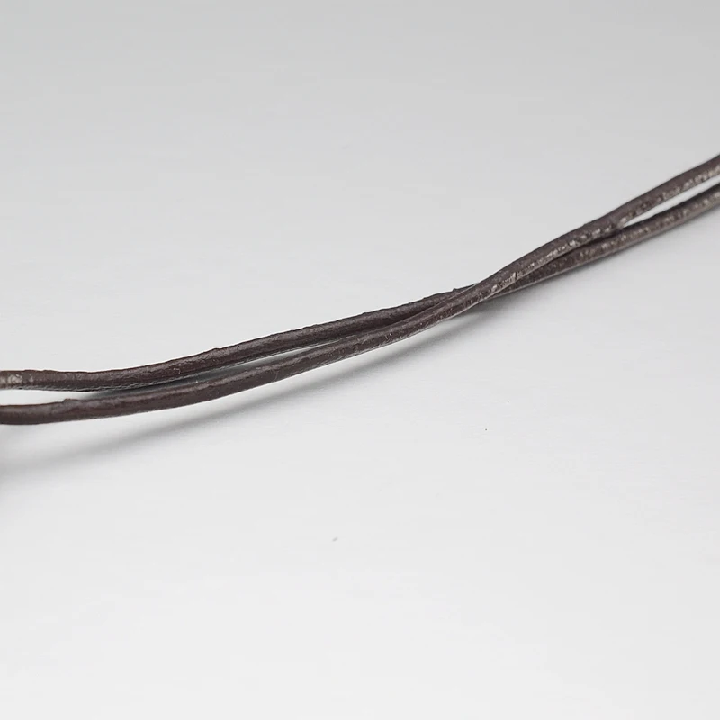 Деревянная цепочка с бусинами ручной работы кремово коричневый этнический