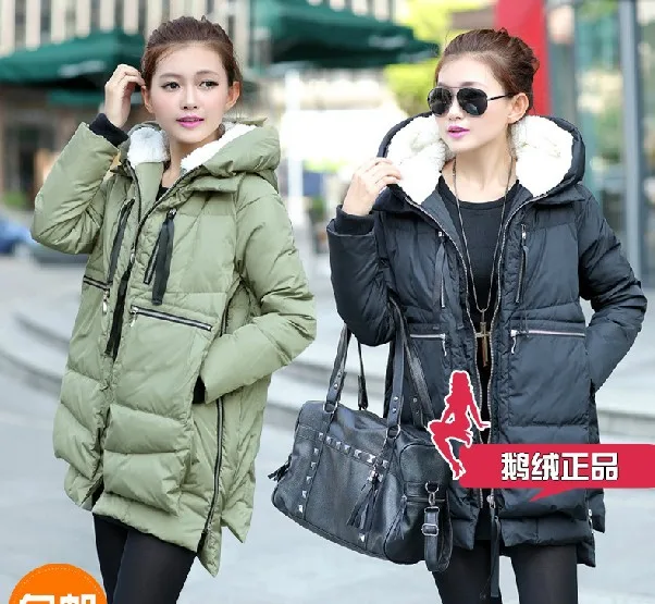 Брендовые женские зимние пальто с белым гусиным пухом женский комбинезон
