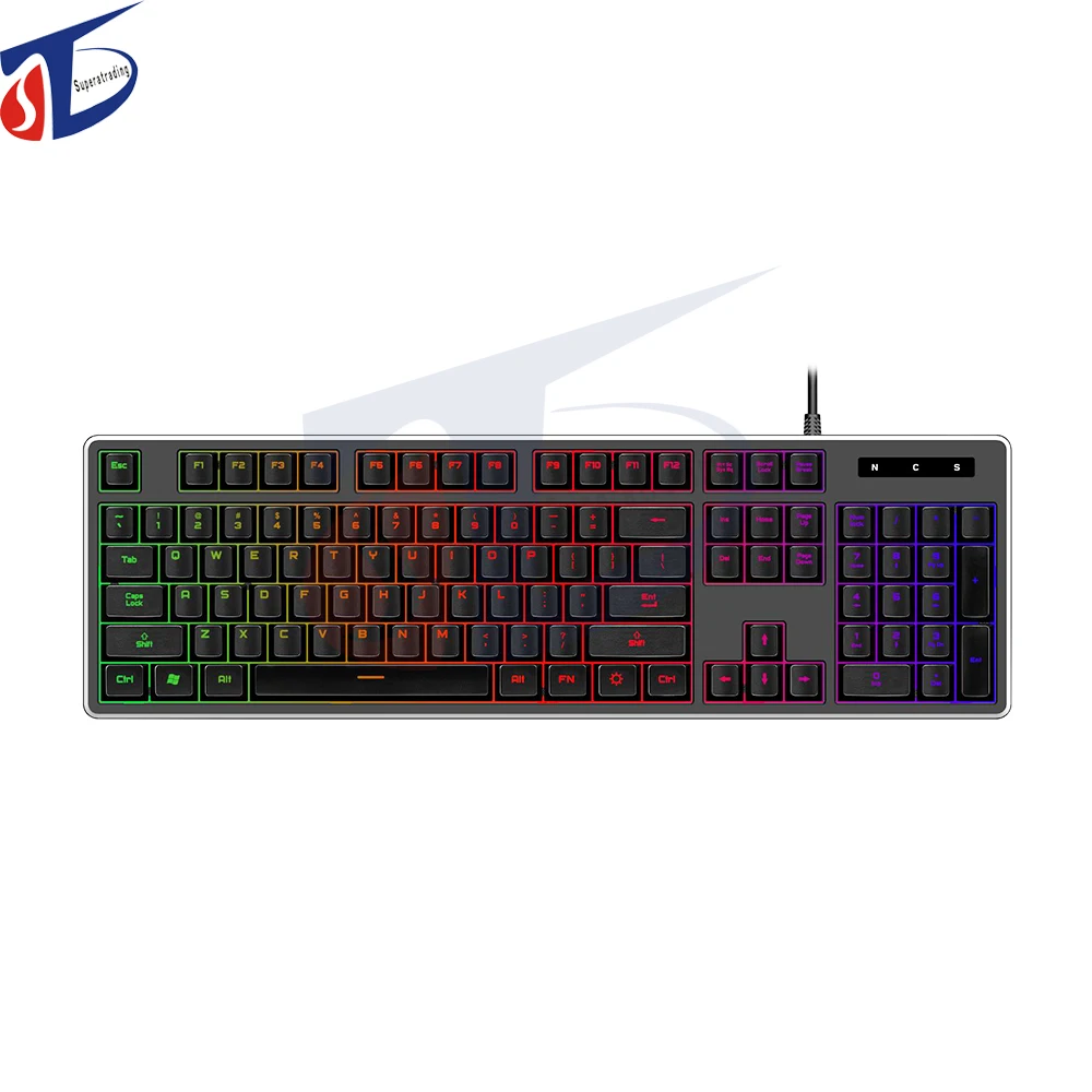 Новая RGBWired gamingkeyboard Профессиональная USB игровая механическая клавиатура для ПК