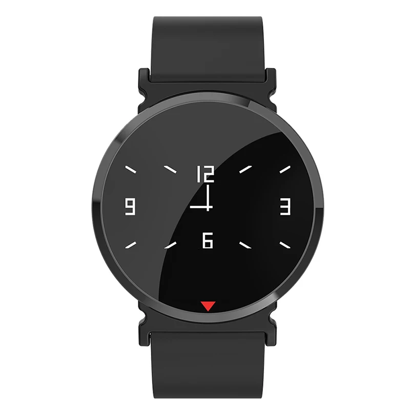 Black silicone Bluetooth Смарт-часы пульсометр фитнес контроль сна трекер кровяное давление цветной экран водонепроницаемые калории спортивные часы - Цвет: Black silicone