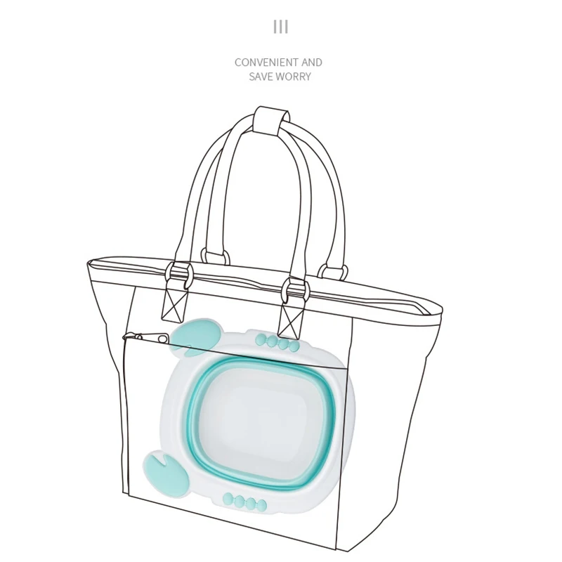 

Folding washbasin baby folding bathtub plastic folding basin bathroom portable children's foot tub training basin soap basin