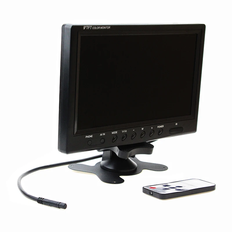 HaiSunny Новый Автомобильный HD 800x480 9 дюймов цветной TFT ЖК экран монитор заднего вида