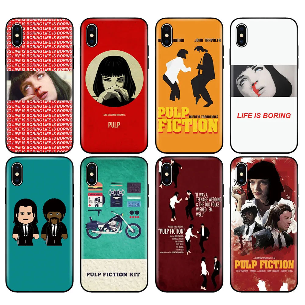 Черный чехол из термопластичного полиуретана для iphone 5 5s SE 2020 6 6s 7 плюс 8x10