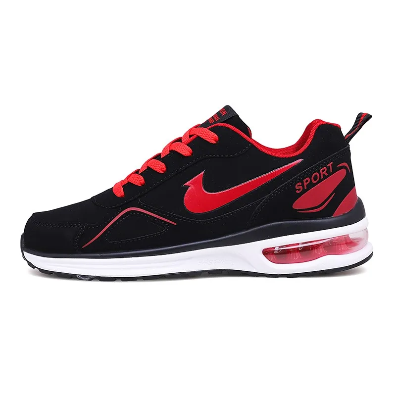 Shoes Men 2019 New PU Contrast Color Stitching Light Men's Fashion Lace Casual Non-slip Work size 36-45 |