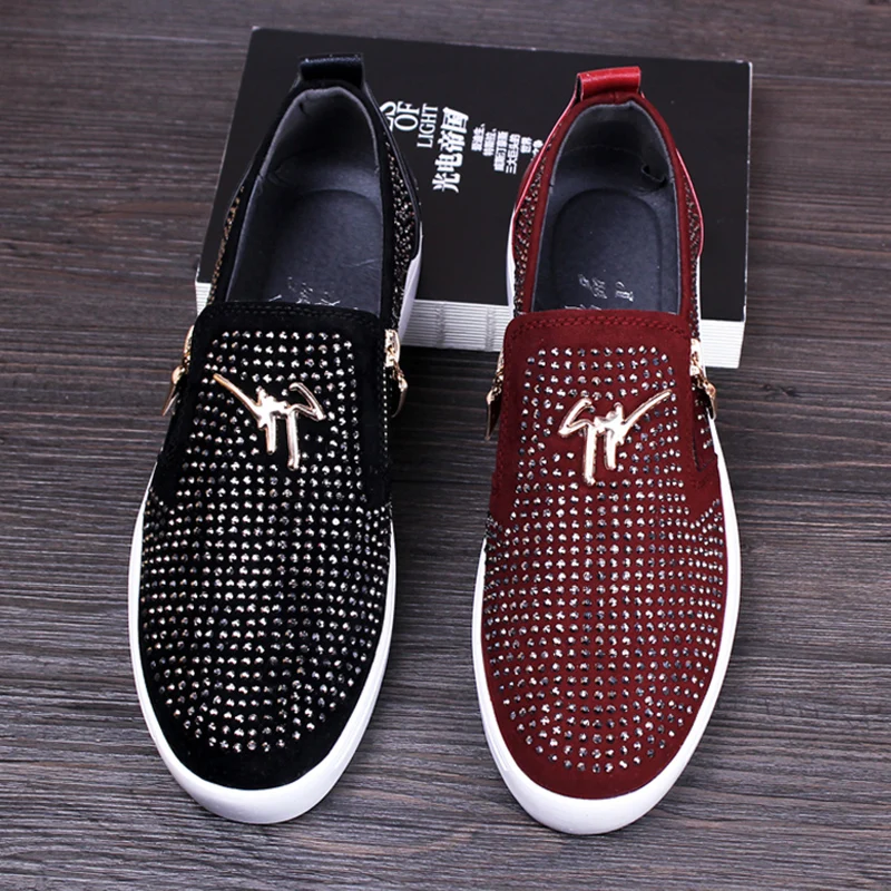 Новинка 2017 года из натуральной кожи Туфли без каблуков лодка Для мужчин Лоферы