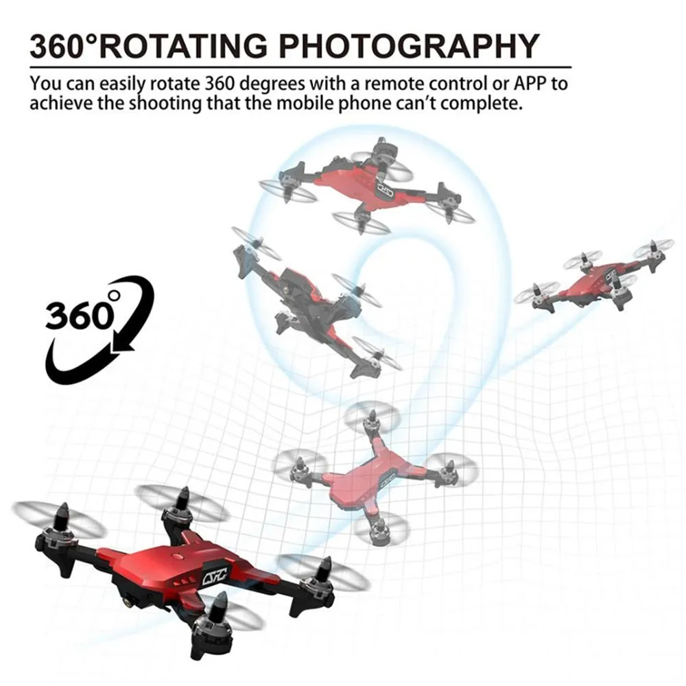 Дрон HD 1080p WiFi в реальном времени fpv Дрон один щелчок rc вертолет высоко стабильный hover Quadcopter складной Дрон с камерой квадракоптер вертолет квадрокоптер квадракоптер с камерой