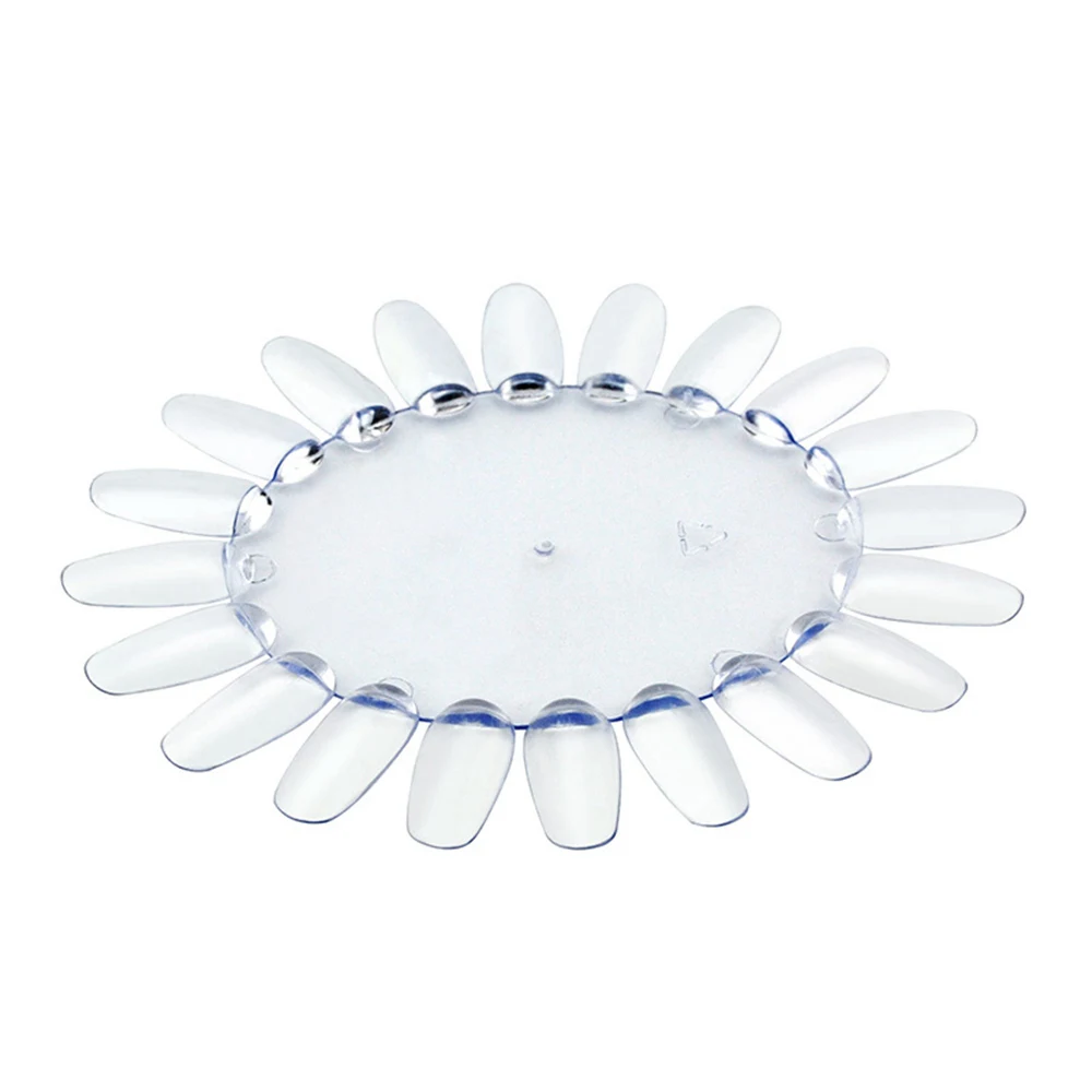 Clear 1 pcs KADS 10 видов конструкций DIY инструменты для маникюра, дисплей для практики ногтей, цветная карта, колесная палитра лаков для ногтей, накладные ногти, мягкие губки - Цвет: Clear 1 pcs