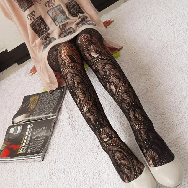 

26 styles Women Sexy Fishnet Pattern Jacquard Leg Warmers Stockings Pantyhose Tights fancy night club 1pcs dww05