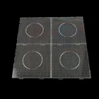 Yant Jouet 50 шт. 5 мм Хама набор бисера Прозрачный шаблон доска круглый квадратный инструмент DIY рисунок Материал доска Perler бусины