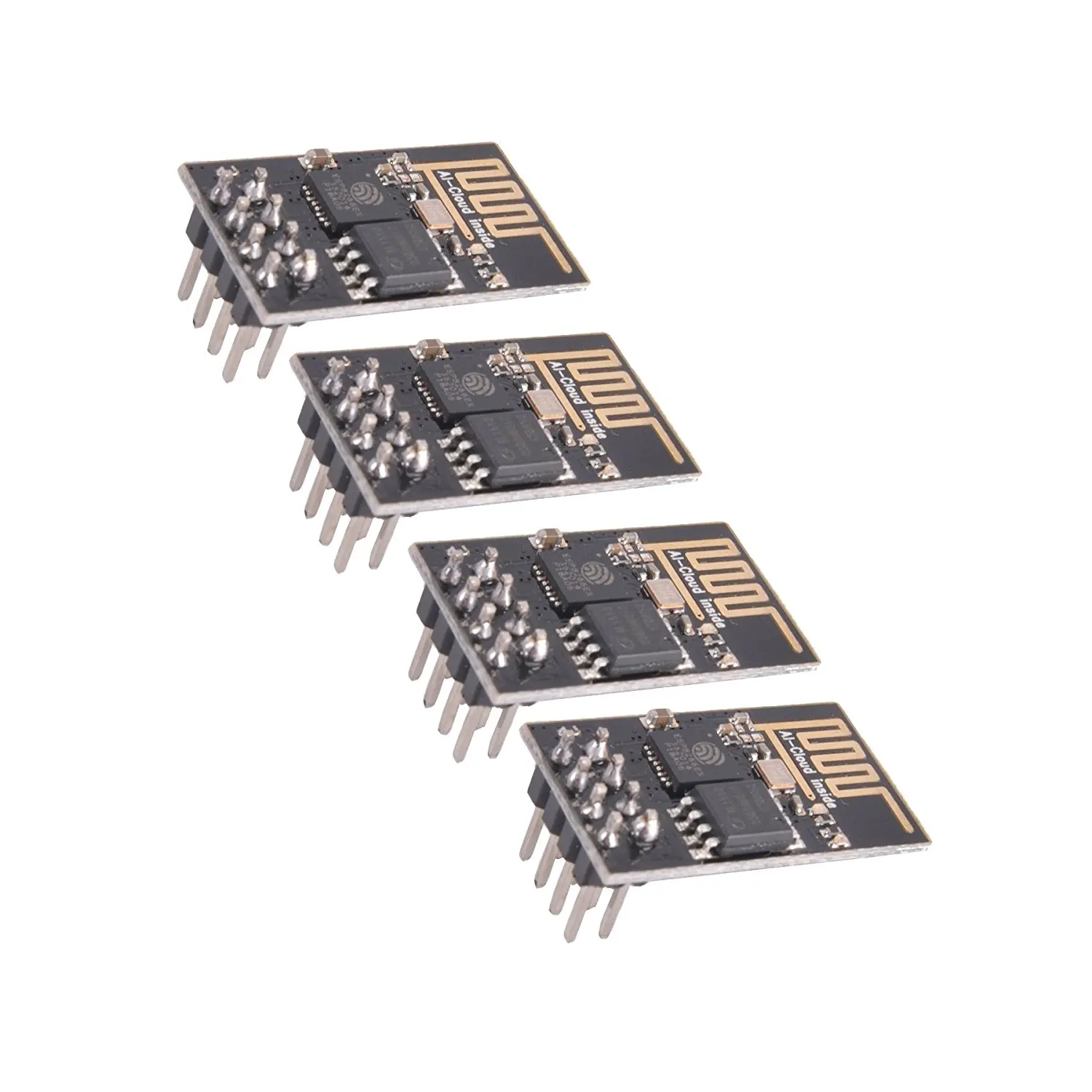 4 шт. ESP8266 Esp 01 Серийный беспроводной Wifi приемопередатчик модуль совместим с