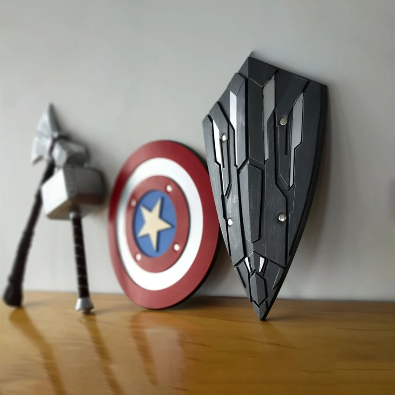 1:1 Thor Axe Hammer Капитан Америка щит Marvel Мстители 4 эндшпиль 1/6 весы ПВХ и ПУ Игрушка