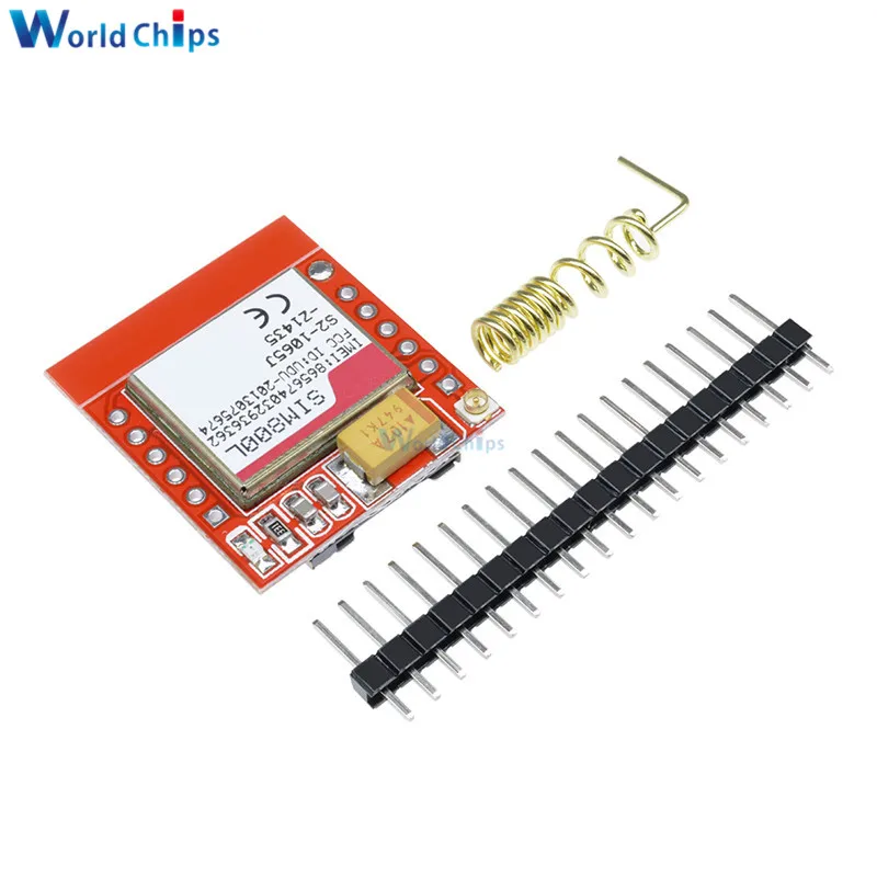 SIM800L самая маленькая плата GPRS GSM Micro SIM Card модуль освещения индикатор 3 7 4 2 В GPS