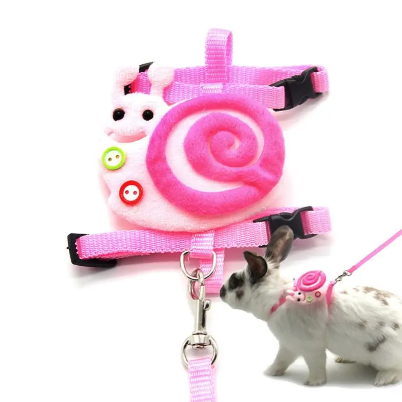 Pet Жгут поводок набор Регулируемый морская свинка хомяк кролик обучение прогулки