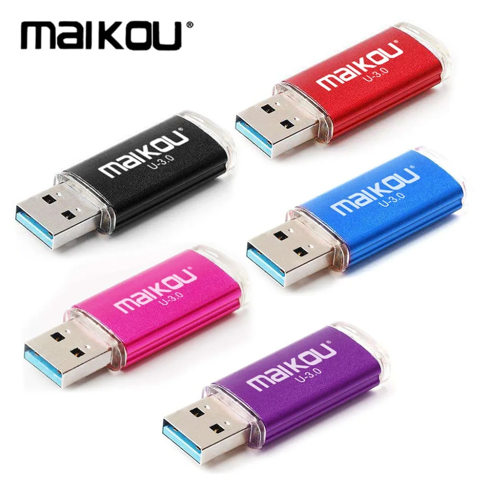 

Maikou прямой штекер Прозрачная крышка USB3.0 флэш-накопитель мобильный U диск ручка привода 16GB