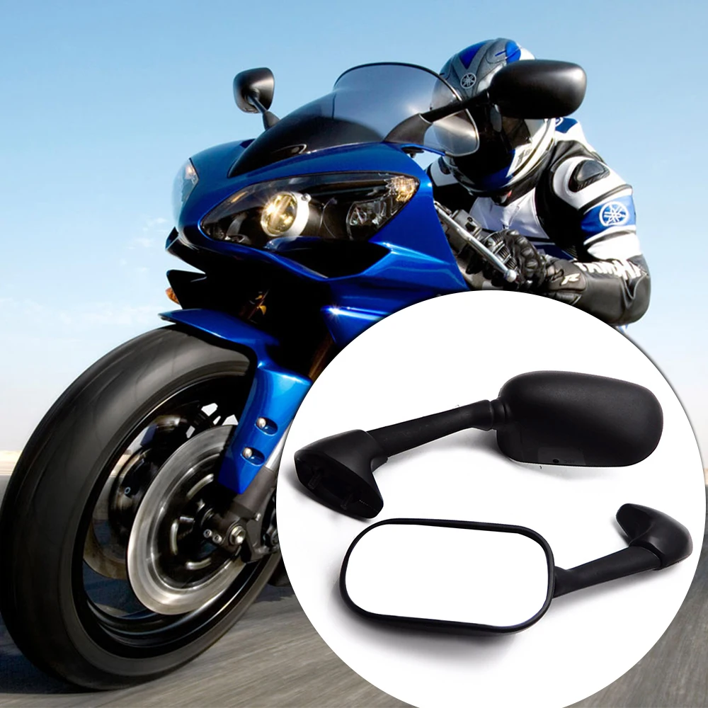 Для мотоциклетного зеркала заднего вида Yamaha YZF1000 YZF 1000 R1 YZF600 R6 1998 2008 черные