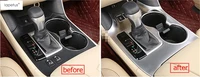 lapetus matte interior refit kit fit for toyota highlander kluger 2014 2019 transmission gear shift box panel cover trim