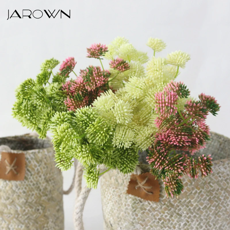 

Искусственный пластиковый маленький цветочный шар JAROWN, имитация фруктов, искусственный цветок, аксессуары для домашнего цветочного распол...