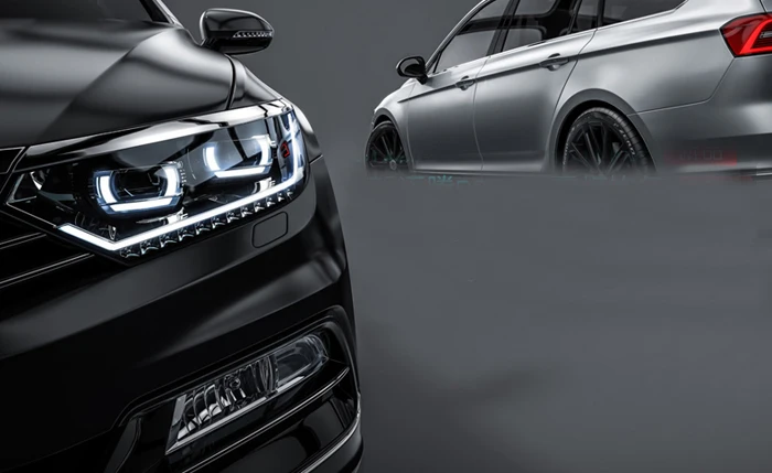 Для Passat B8 Variant/Passat B8 автомобильные наклейки модифицированные Противотуманные фары яркий бар передний бампер Декоративная полоса голова патч, аксессуары