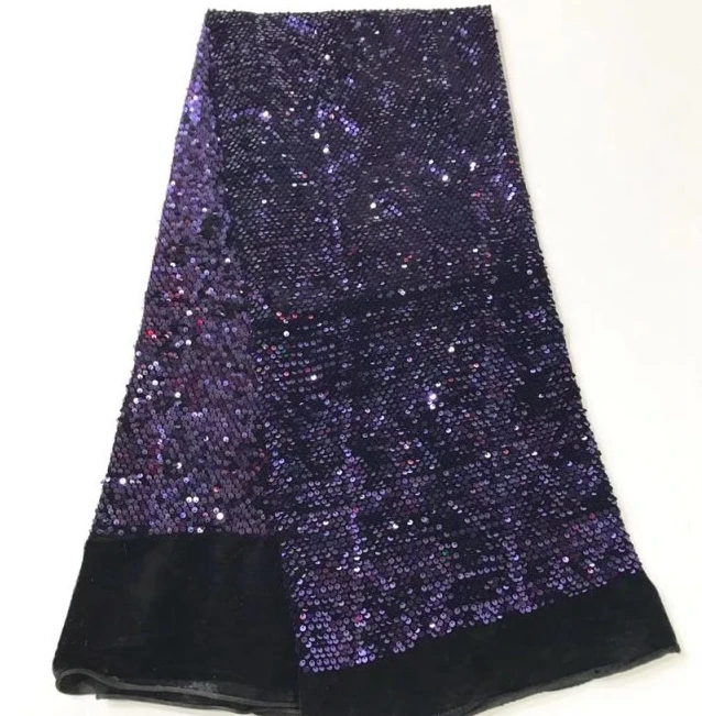 

Nigerian Sequin French Fabrics Wonderful Polyester Mesh Embroidered African Laces With Sequins Net Cloth Fabrics ML6083