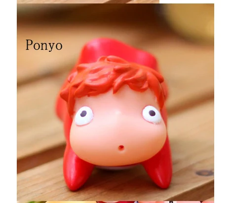 Игрушка для ванной Hayao Miyazaki's упитанный поньо на скале от воды кукла | Дом и сад