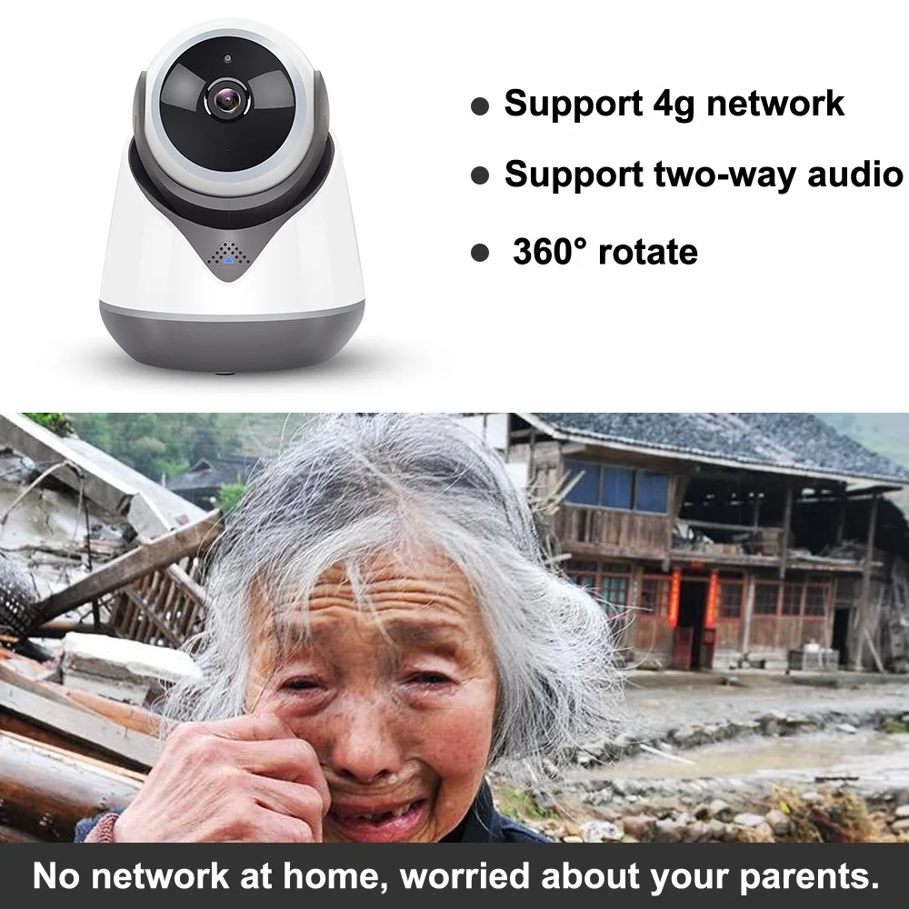 Heanworld 1080P Wireless 4G SIM Card WiFi IP Camera 2.0MP PTZ Home Security 3g CCTV with microphone sd slot night vision | Безопасность